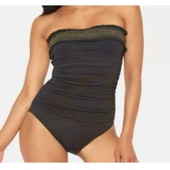 Bleu Rod Beattie Other - BLEU ROD BEATTIE Convertible Smocked One Piece Swimsuit